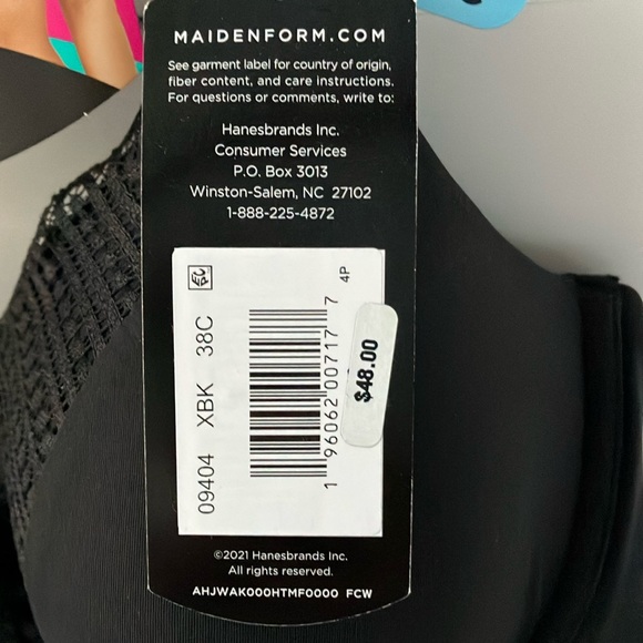 NEW MAIDENFORM Comfort Devotion Full Coverage Size 38 C - Picture 6 of 10